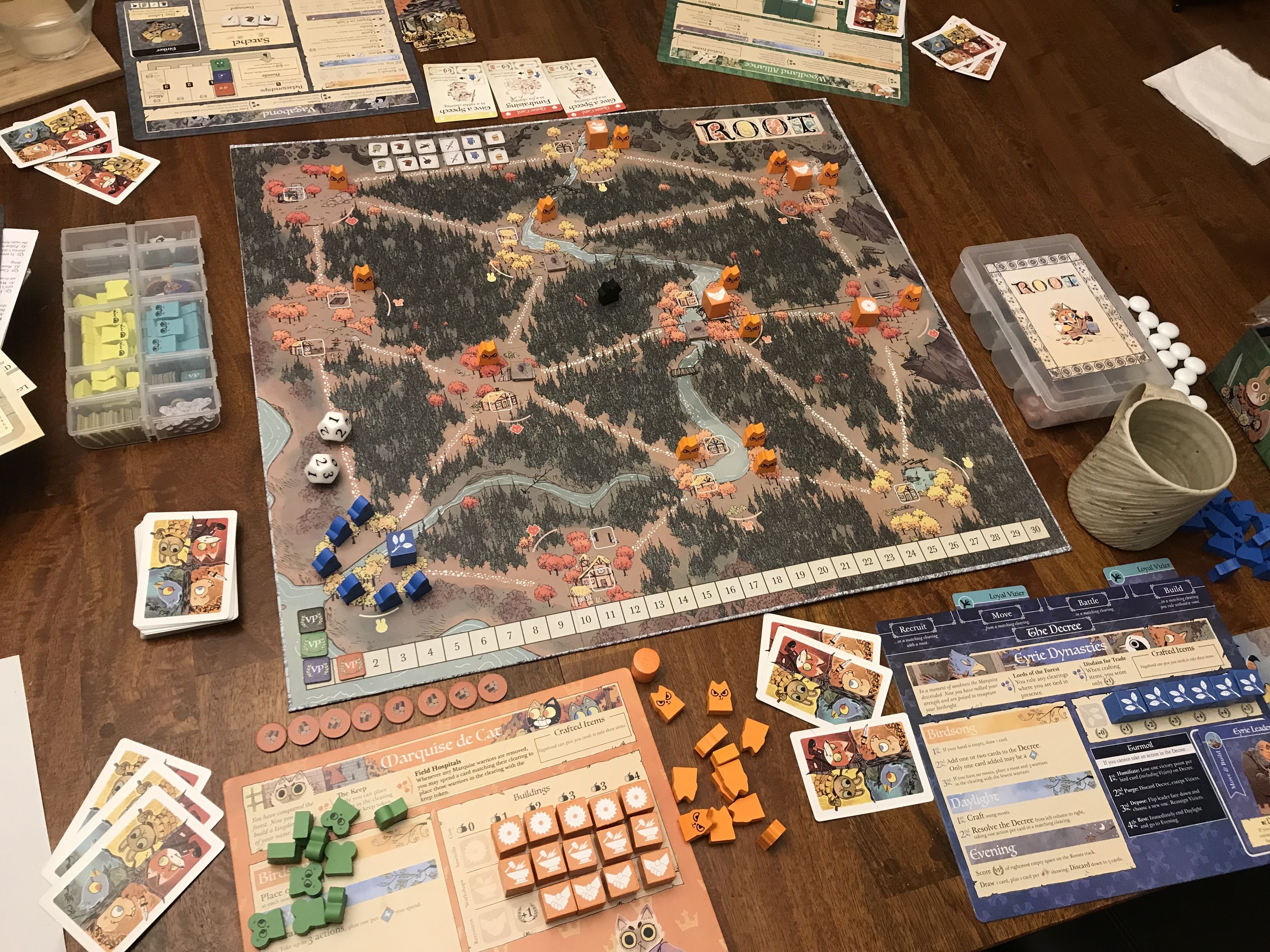 Une partie de Root pour la rentrée !
