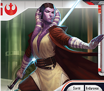Portrait de Diala Passil, une Twi'lek violette, Jedi