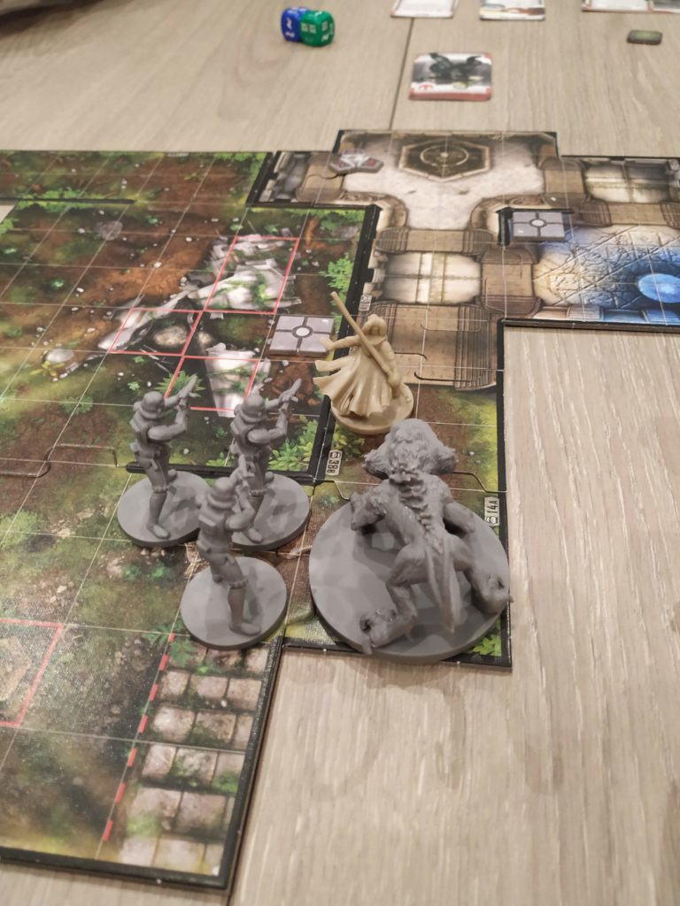 Diala avec 3 Stormtroopers et un Nexu aux trousses