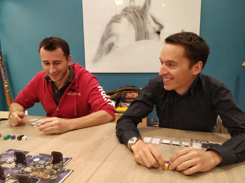 Guiyom et Dooophy avec le smile depuis le début de la partie