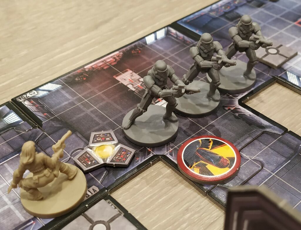 Jyn passée derrière la ligne de front