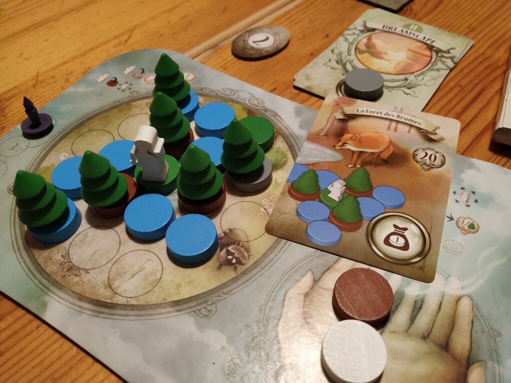 Objectif difficile, avec beaucoup d'eau et d'arbres